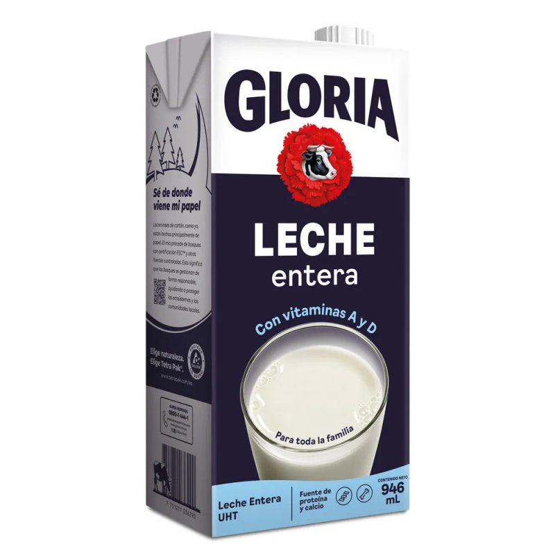 Leche Entera UHT 946 ml