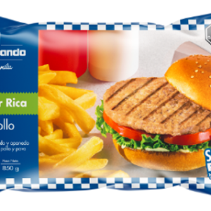 Hamburguesa de Pollo x 16 Und