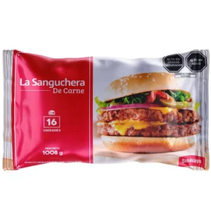 Hamburguesa de Carne x 16 Und