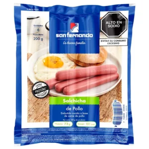Salchicha de Pollo 200 gr x 6 Und