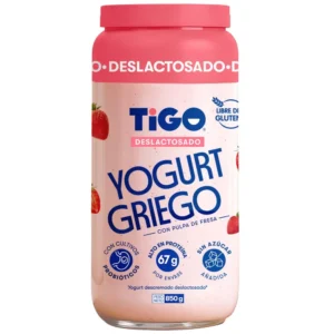 Yogurt Griego con Pulpa de Fresa Frasco de 850g