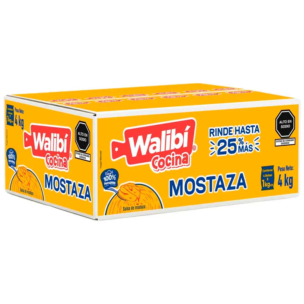Mostaza Caja 4 Kg