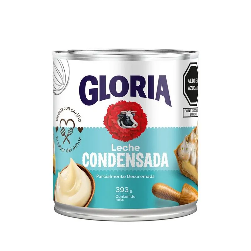 Leche Condensada Gloria Lata x 393 Gr