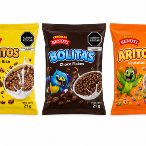 Cereales Benoti Bolsa 21 Gr x 12 Und (Todos los Sabores)