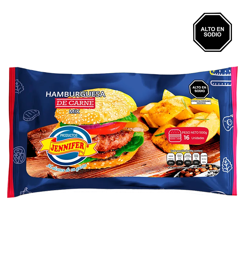 Hamburguesa de carne x 16 und