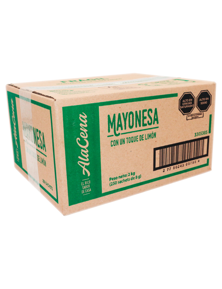 Mayonesa Alacena Caja 250 und x 8 gr
