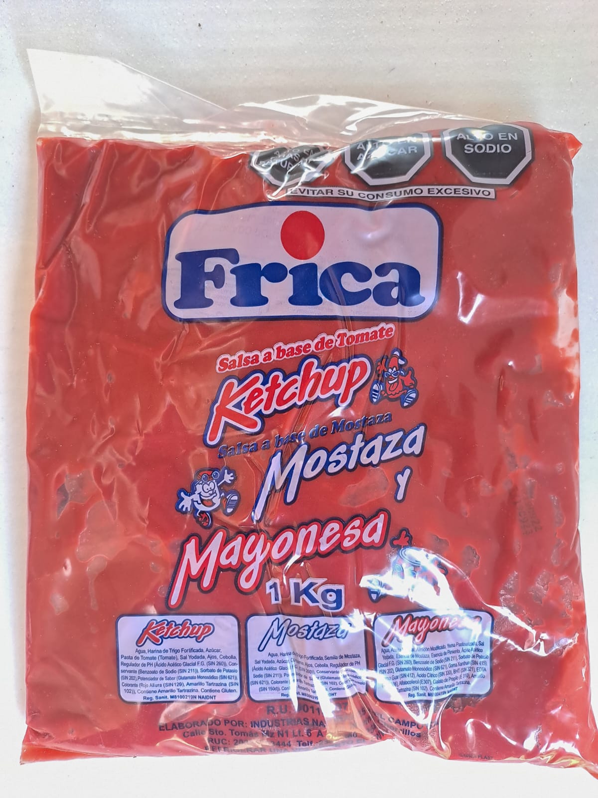 Ketchup Premium 1 Kg Bolsa